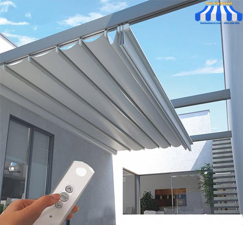Ưu điểm nổi bật của mái xếp sân thượng