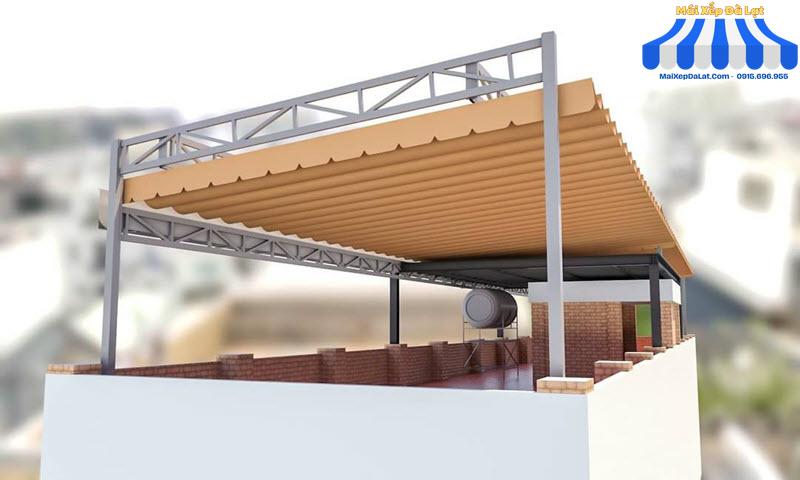 Mái xếp lượn sóng