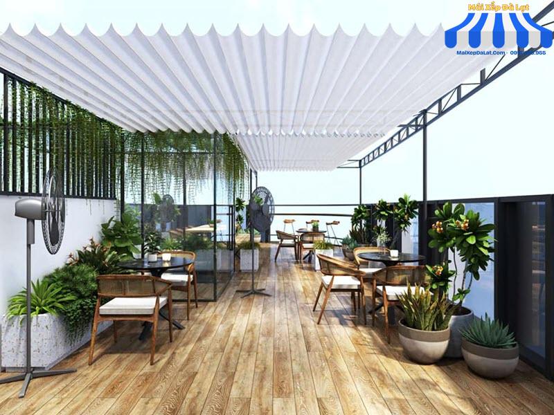 Mái xếp quán cafe Đà Lạt