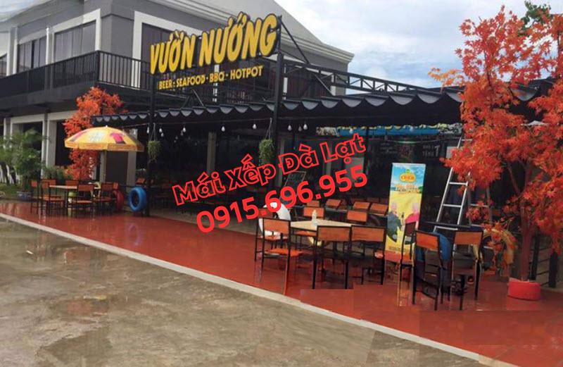 Mái xếp lượn sóng – linh hoạt & hiện đại