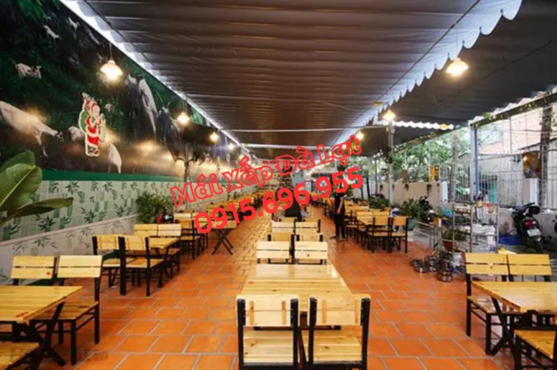 Vì sao quán nướng tại Đà Lạt cần lắp mái che?
